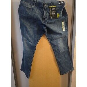 Lee Extreme Motion Mvp Jeans 44x29 Straight Fit Cortez Blue